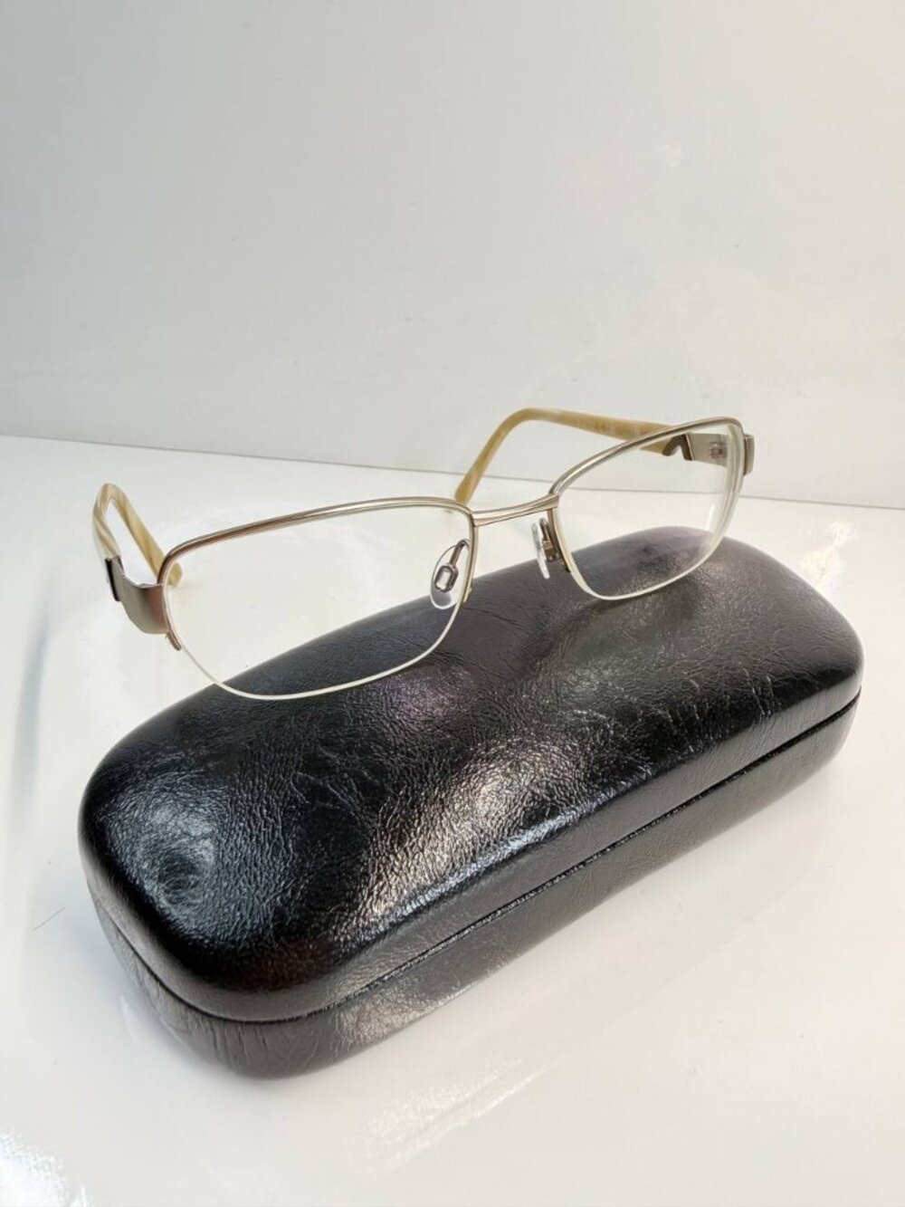 Rodenstock R4752 C135 Titanium Eyeglasses Silver Rimless 51-17-135